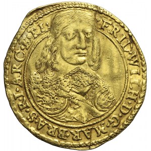 RRR-, Prusy Książęce, Fryderyk Wilhelm, Dukat 1643, Królewiec, R8