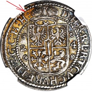 Lenne Prusy Książęce, Jerzy Wilhelm, Ort 1624, Królewiec, dwukropek (:)