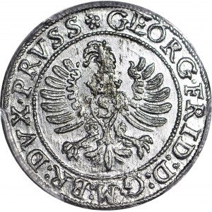 Lenne Prusy Książęce, Jerzy Fryderyk von Ansbach, Grosz 1595, Królewiec
