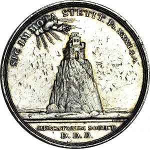 R-, Śląsk, Wrocław, Medal 1763r., Jan Fryderyk Burga, 56mm, rzadki