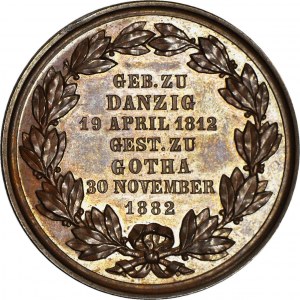 R-, Medal 1882, Gdańsk, Joachim Marquardt, brąz 45 mm