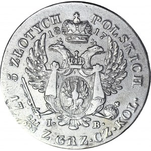 Królestwo Polskie, Aleksander I, 5 złotych 1817, Warszawa