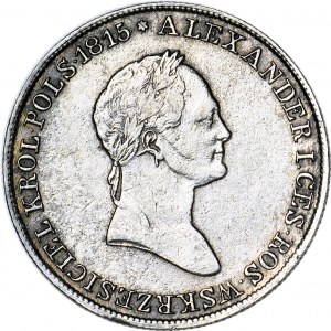 RR-, Królestwo Polskie, 5 złotych 1834 K-G, bardzo rzadkie