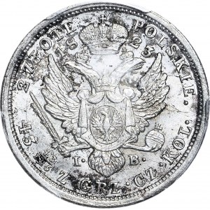 R-, Królestwo Polskie, Aleksander I, 2 złote 1823 IB, WYŚMIENITE