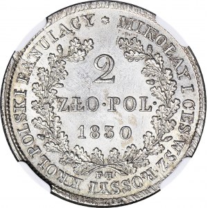 Królestwo Polskie, Aleksander I, 2 złote 1830, mennicze