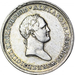 Królestwo Polskie, Aleksander I, 2 złote 1830, piękne