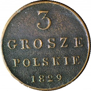Królestwo Polskie, 3 grosze polskie 1829