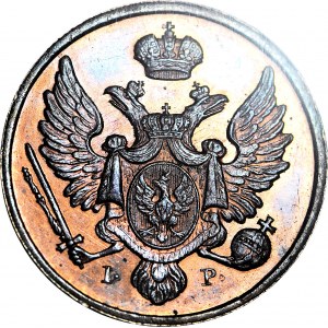 RR-, Królestwo Polskie, 3 grosze 1834 IP, NOWODIEŁ, ex. Niewitecki, LUSTRZANE