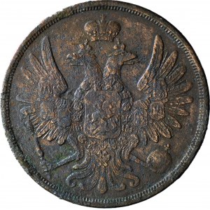 Zabór Rosyjski, 2 kopiejki 1859 BM, Warszawa