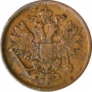 Zabór Rosyjski, 2 kopiejki 1860 BM, Warszawa