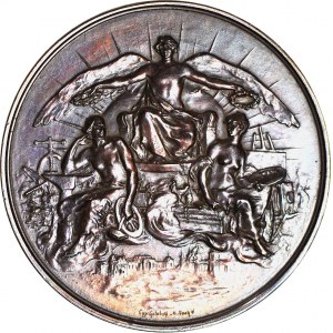 Medal Powszechna wystawa krajowa we Lwowie 1894 r., brąz 63 mm