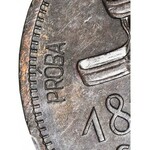 RRR-, 5 złotych 1930 Sztandar głęboki, PRÓBA BRĄZ, nakład 20szt.