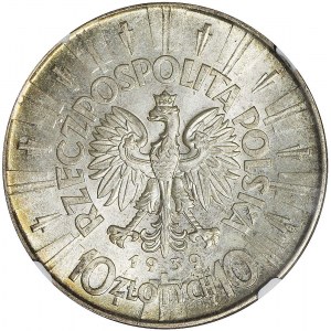 10 złotych 1939, Piłsudski, menniczy