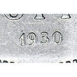 RRR-, 5 złotych 1930, GŁĘBOKI SZTANDAR, niekatalogowany