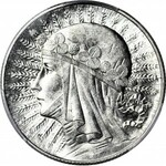 5 złotych 1932, Głowa, ZE ZNAKIEM, Warszawa, mennicza