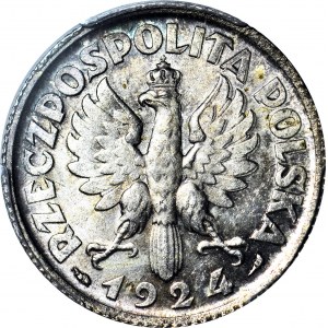 1 złoty 1924, Żniwiarka, róg i pochodnia (Paryż), GABINETOWA