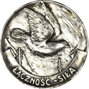 RR-, Medal nagrodowy MSW za hodowlę gołębi pocztowych 1925r., nakład 320szt.