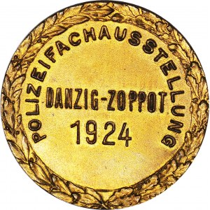 Medal 1924 Gdańsk - Sopot , Policja