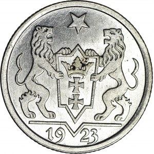 Wolne Miasto Gdańsk, 1 gulden 1923, menniczy