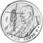 10.000 złotych 1988, Jan Paweł II, Cienki krzyż, PRÓBA, nikiel