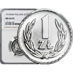RR-, 1 złoty 1973 PROOFLIKE