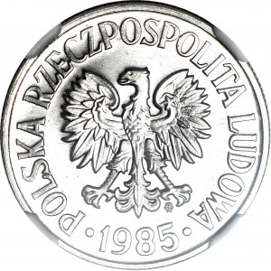 RRR-, 50 groszy 1985, JEDYNA ZNANA W PROOFLIKE