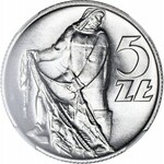 5 złotych 1974 Rybak, słoneczko