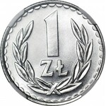 1 złoty 1986, mennicze