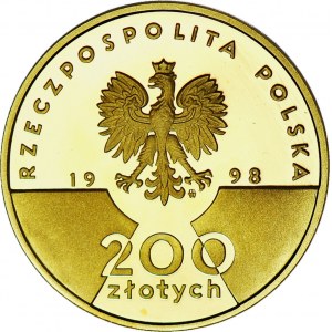 200 złotych 1998, Jan Paweł II, 20-lecie Pontyfikatu