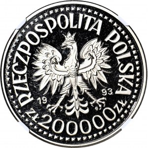 200.000 Gold 1993, K.Jagiellończyk Semipostal, Nickel