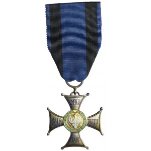 ORDERY I ODZNAKI, Rzeczpospolita Polska na Emigracji, Krzyż srebrny Orderu Virtuti Militari, (V klasa), Spink & Son Ltd, Londyn