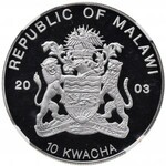 Zestaw dwóch monet monet Jan Paweł II, Zambia i Malawi