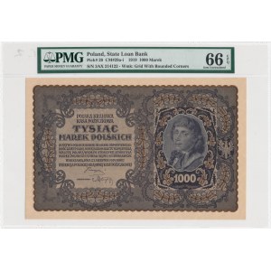 1.000 marek polskich 1919 - III Seria AX, otwarta 4 w numeratorze