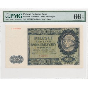 500 złotych 1940 - ser. A