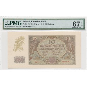 10 złotych 1940 - ser. H
