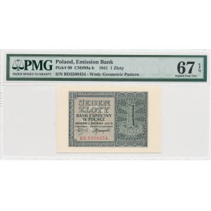 1 złoty 1941 - ser. BD