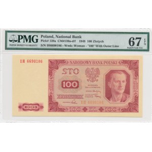 100 złotych 1948, ser. IH