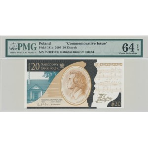 20 złotych 2009, Fryderyk Chopin - FC0044540