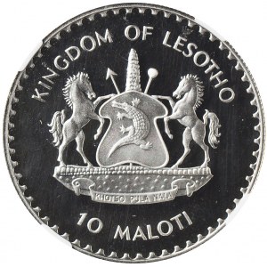 Lesotho, 10 Maloti 1988, Jan Paweł II