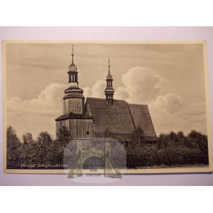 Gliwice, Gleiwitz, kościół drewniany, ok. 1940