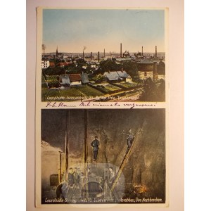 Siemianowice Śląskie, Laurahutte, panorama, kopania, 1916