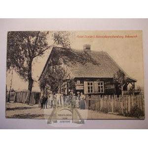 Bobrowniki k. Będzin, sklep kolonialny, 1915