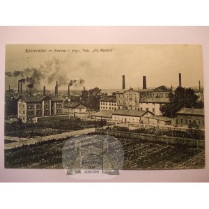 Sosnowiec, Brewery and Mill, 1921