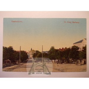 Częstochowa, ulica św. Barbary, ok. 1912