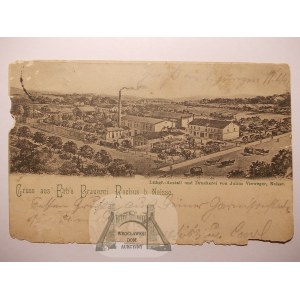 Nysa, Neisse, St. Roch, Dampfbrauerei, 1899