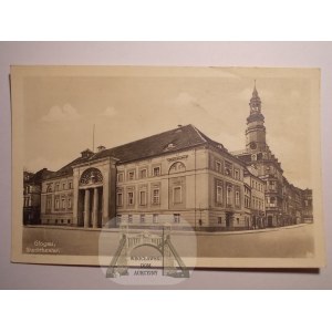 Głogów, Glogau, teatr miejski, ok. 1940