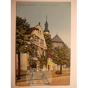 Kowary, Schmiedeberg, church, ca. 1915