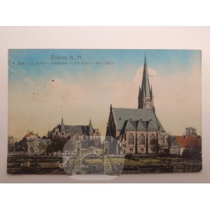 Drezdenko, Driesen, church, 1925