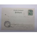Krzeszyce u Sulęcina, litografie, pivovar, kostel, 1901