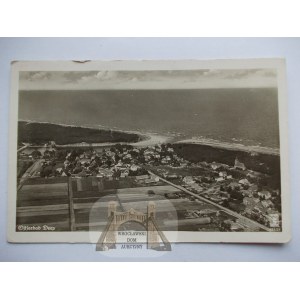 Mrzezyno, Deep, aerial panorama, ca. 1935